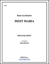 DIXIT MARIA BRASS QUARTET P.O.D. cover